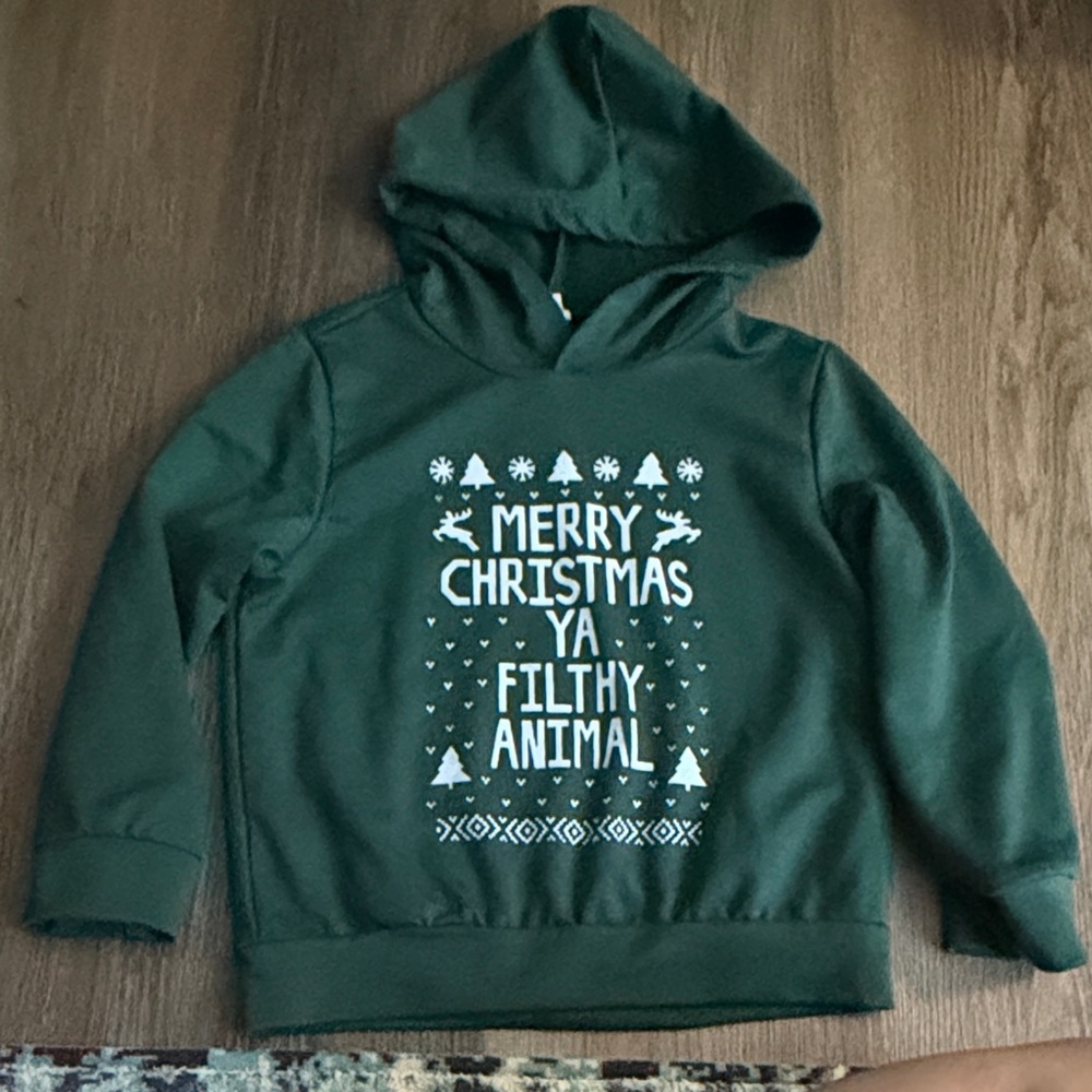 SHEIN Dark Green Hoodie